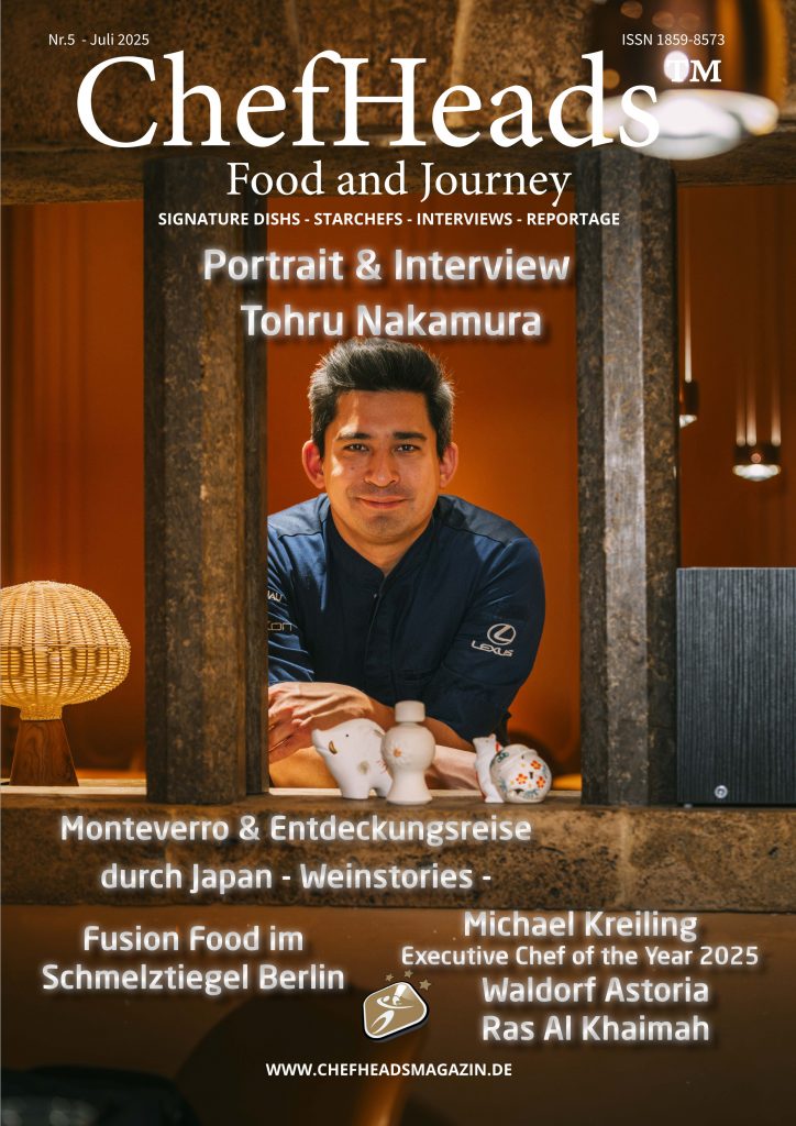 Cover Tohru Nakamura im ChefHeads-Magazin