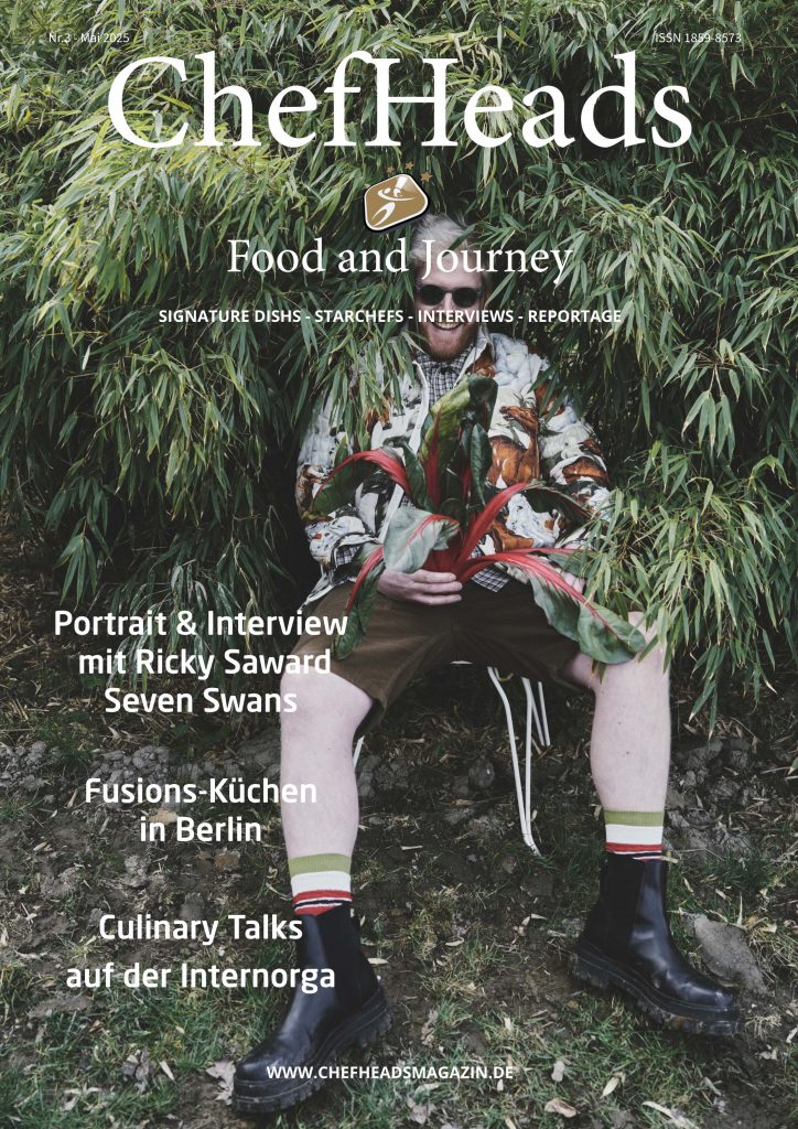 Cover mit Ricky Saward im ChefHeads-Magazin