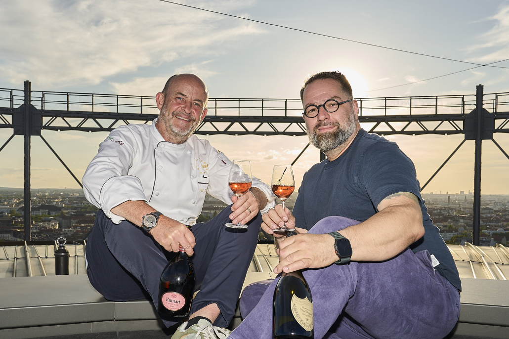 Thomas Kammeier Champagner-PopUp Gasometer Berlin